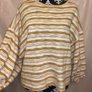WOVEN MUSTARD YELLOW TOP🌟